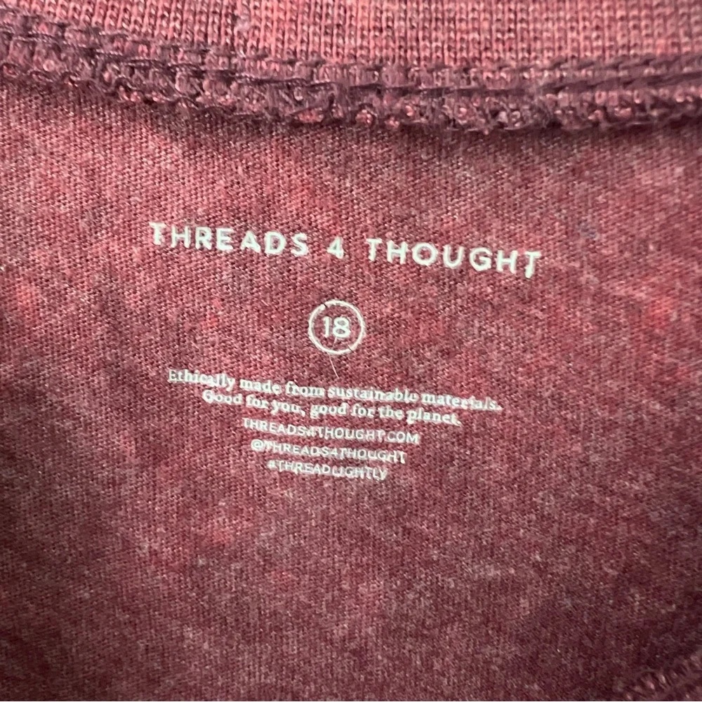 Threads 4 Thought NWT Burgundy Shirt